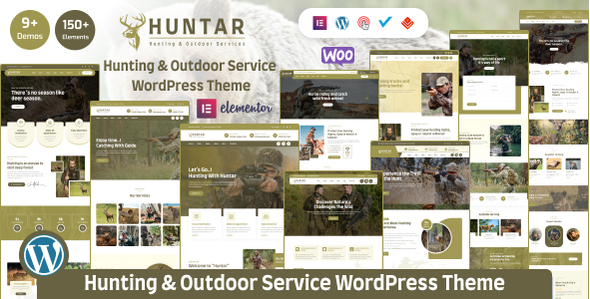 Huntar 1.1.1 - Hunting & Outdoor Hobby WordPress Theme