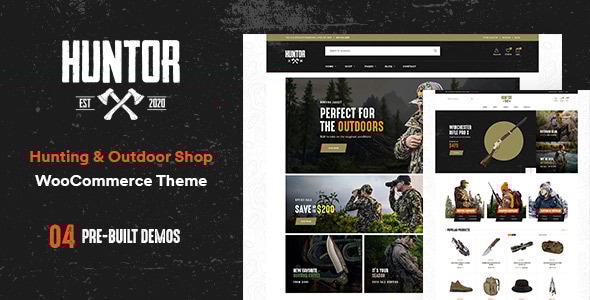 Huntor 3.22.0 - Hunting & Outdoor Shop WooCommerce theme