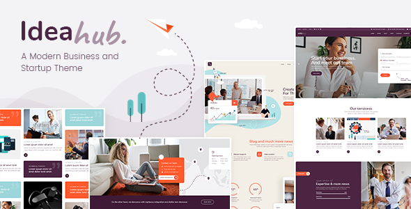 Ideahub 1.2 - Modern Startup WordPress Theme