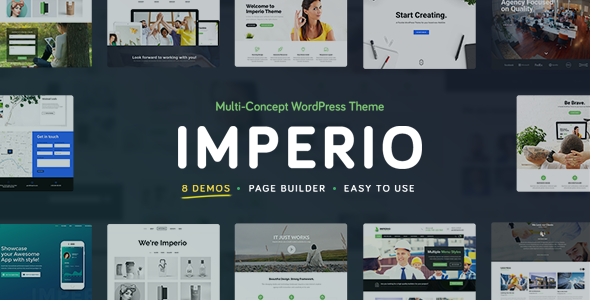 Imperio 2.5.1 - Business E-Commerce Portfolio & Photography WordPress Theme