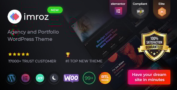 Imroz 1.6.0 - Agency & Portfolio WordPress Theme