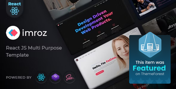 Imroz 2.5 - React Agency & Portfolio Template