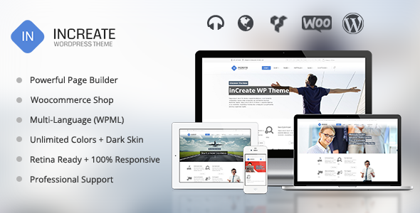 inCreate 1.2.7 - Responsive MultiPurpose WordPress Theme