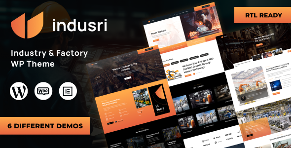 Indusri 1.1.2 - Industry & Factory WordPress Theme