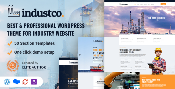 IndustCO 4.6 - Industry & Factory WordPress Theme