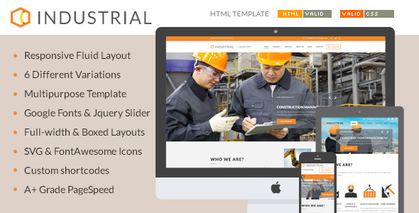Industrial 1.0.0 - Architects & Engineers HTML5 Template