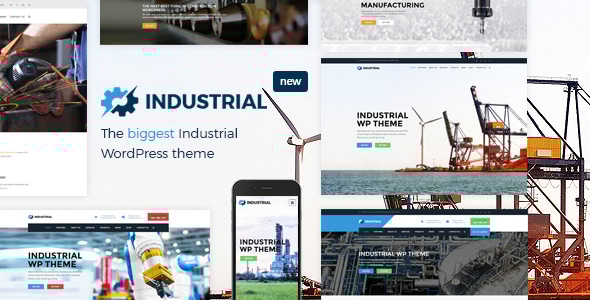 Industrial 1.8.5 - Factory Business WordPress Theme