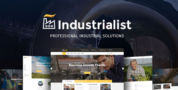 Industrialist 2.0 - Industry & Manufacturing WordPress Theme