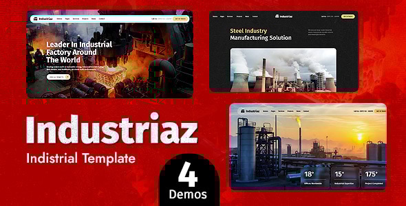 Industriaz - Industrial & Factory Template