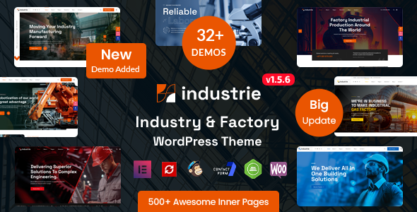 Industrie 3 - Factory & Industry WordPress Theme