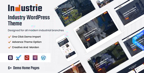 Industrie 2.2 - Industry WordPress Theme