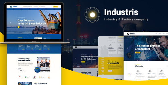 Industris 3.21 - Factory & Business WordPress Theme