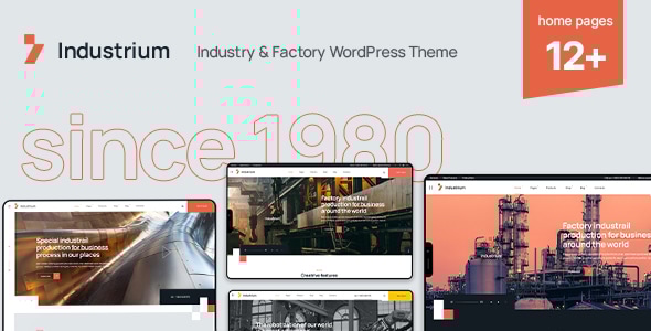 Industrium 1.5.6 - Industry & Factory WordPress Theme