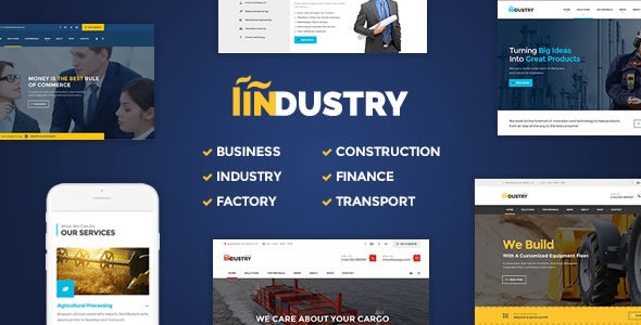 Industry 3.4 - Factory Construction WordPress Theme