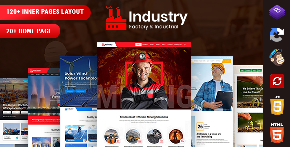 Industry - Factory & Industrial Template  RTL Ready