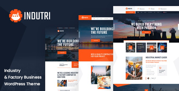 Indutri  Factory & Industrial WordPress Theme