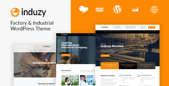 Induzy 3.0 - Factory & Industrial WordPress Theme