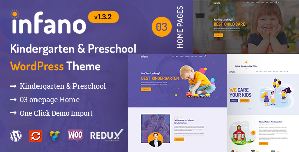 Infano 1.2 - Kindergarten & Preschool WordPress Theme