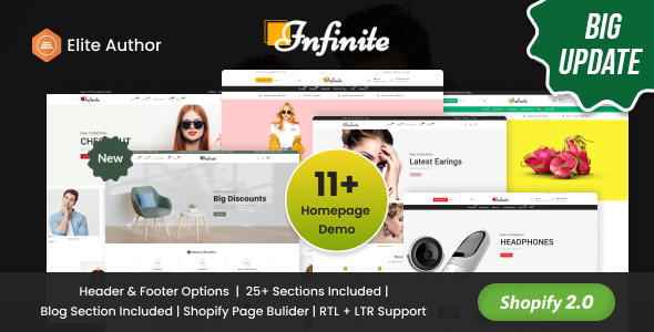 Infinite 2.6.0 - Multipurpose Shopify Theme