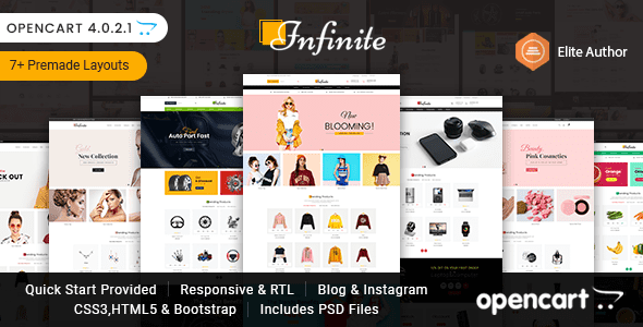 Infinite 3.0.2 - Responsive Opencart Theme