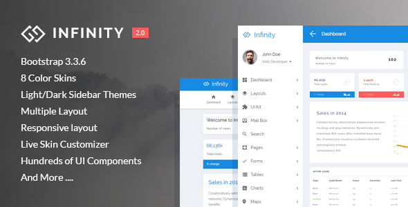 Infinity 2.0 - Responsive Web App Kit