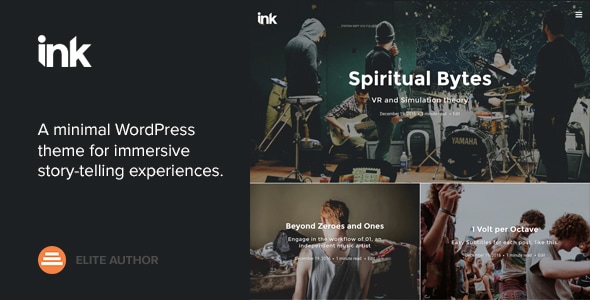 Ink 4.0 A WordPress Blogging theme to tell Stories