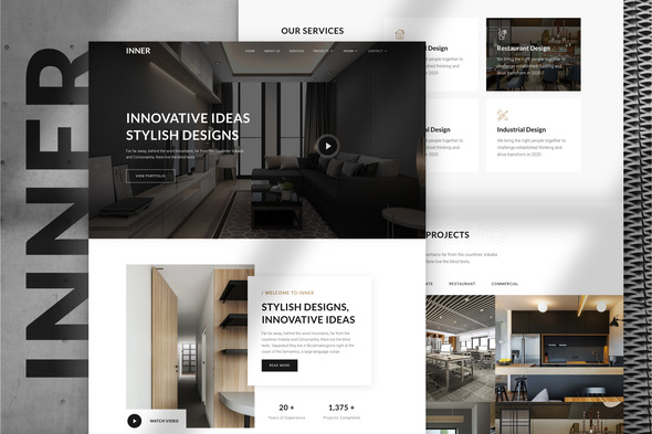 Inner  Interior Design & Architecture Template Kit