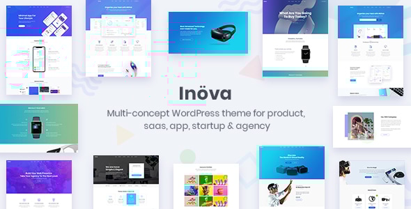 Inova 3.6 - Multipurpose WordPress Theme For Startups & Agencies