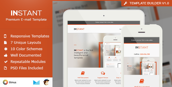 Instant 2.0 - Business Responsive Email Template