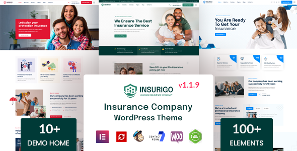 Insurigo 1.1.9 - Insurance WordPress Theme
