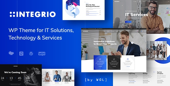 Integrio 1.2.2 - IT Solutions and Services Company WordPress Theme