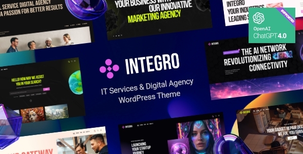 Integro 1.8 - IT Solutions & Web Agency WordPress Theme