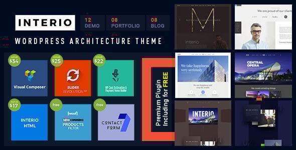 Interio  Architecture WordPress Theme