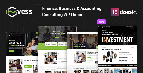 Invess 3.3 - Accounting & Finance Consulting WordPress Theme