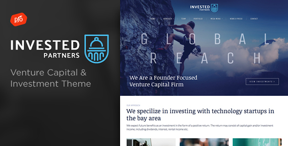 Invested 3.7 - Venture Capital & Investment WordPress Theme