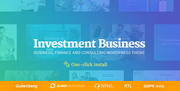 Investment Business 1.3.1 - Finance & Consulting WordPress Theme