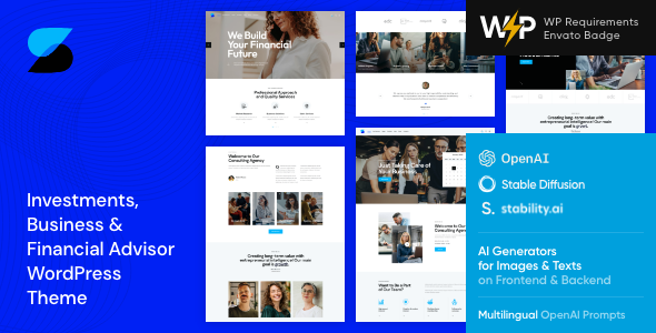 Investment 2.21 - Business & Financial Advisor WordPress Theme