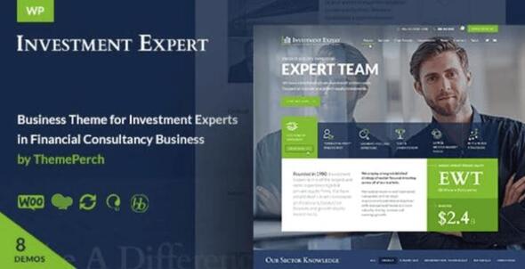 Investment 6.8.3 - Corporate Business & Finance Theme for Financial Consulting Company or Agency Websites