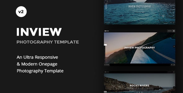Inview 3.0 - Fullscreen Photography Videographer Theme