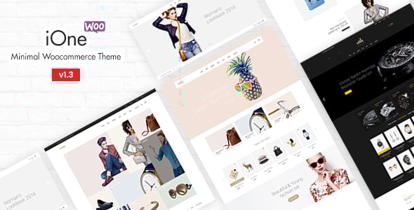 iOne 0.2 - Minimal WooCommerce Theme