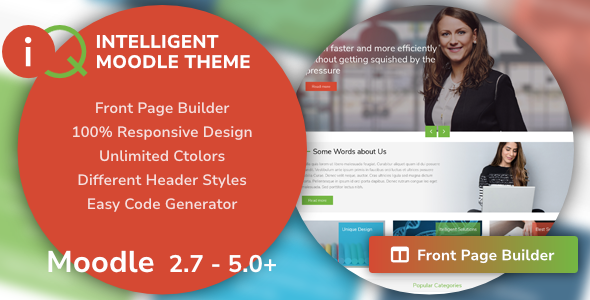 IQ  Intelligent Moodle Theme