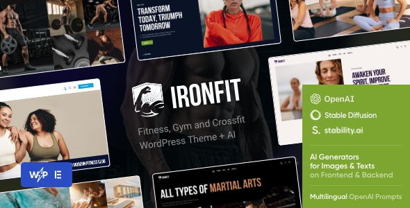 Ironfit 2.12 - Fitness Gym and Crossfit WordPress Theme
