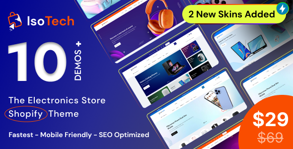 IsoTech 3.0 - Electronics Store Shopify Theme OS 2.0