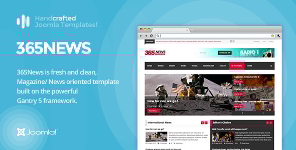 IT 365News 1.10.0 - News Magazine Joomla Template Gantry 5