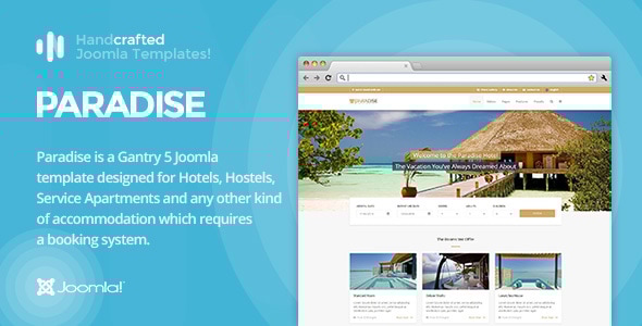 IT Paradise 1.15.0 - Gantry 5 Hotel & Booking Joomla Template