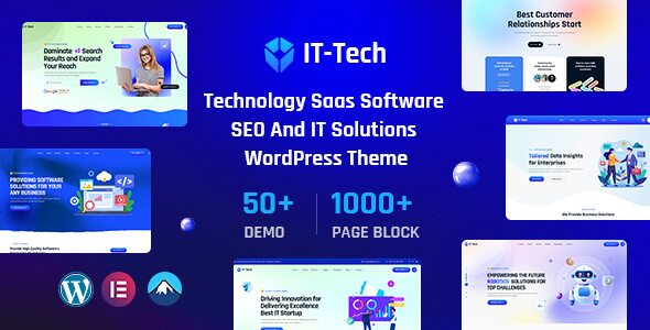 IT-Tech 4.67 - IT Solutions & Technology WordPress Theme