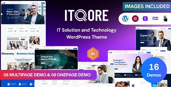 Itqore 2.4.0 - IT Solution and Technology WordPress Theme