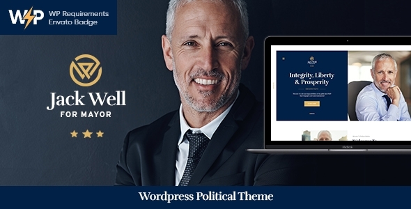 Jack 1.0.14 - Well  Elections Campaign & Political WordPress Theme
