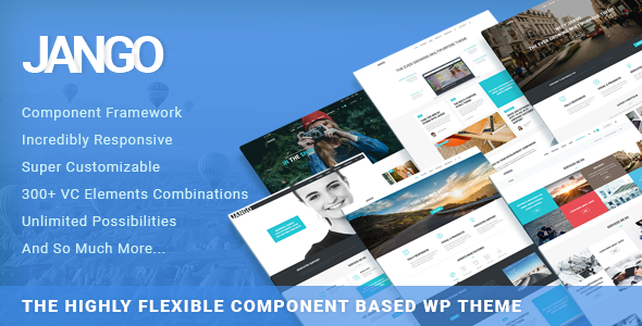 Jango  Highly Flexible Component Based WP Theme