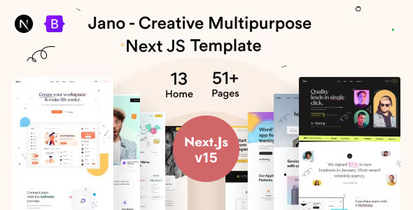 Jano 2.0 - Modern & Multipurpose React NextJs Template